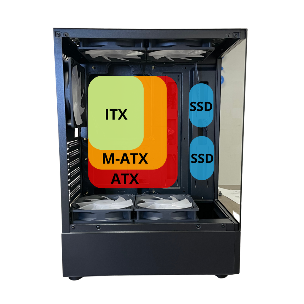 Gabinete Aconcawa Ender ATX (GB-KIT008)