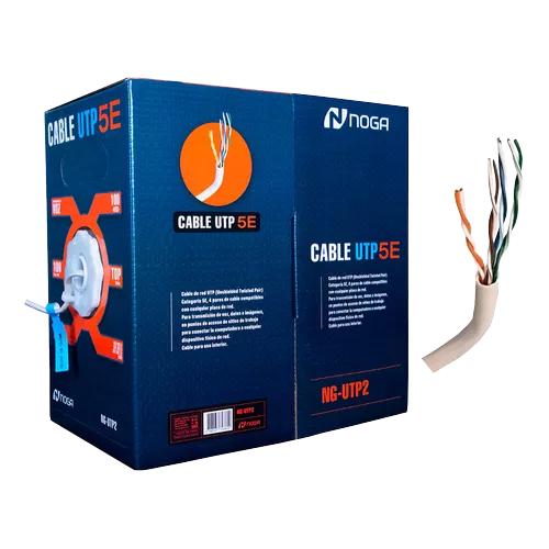 BOBINA NOGANET CABLE DE RED UTP C5E INTERIOR 305M (NG-UTP2)