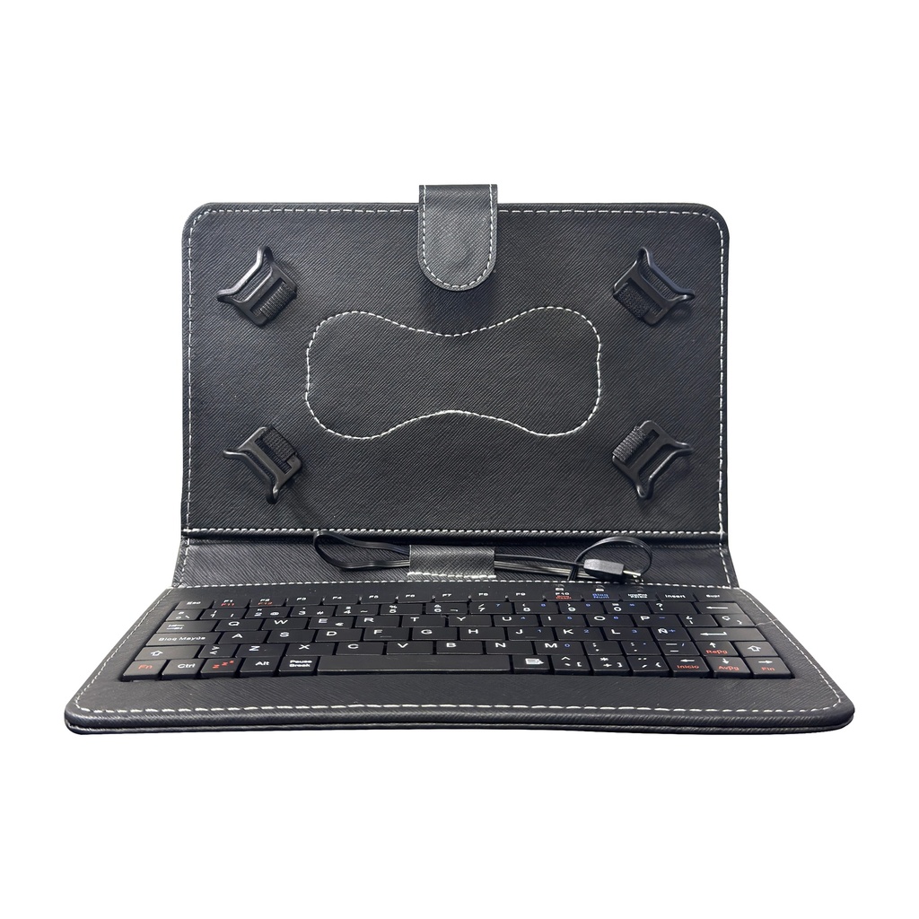Funda de tablet 7" Aconcawa con teclado negra
