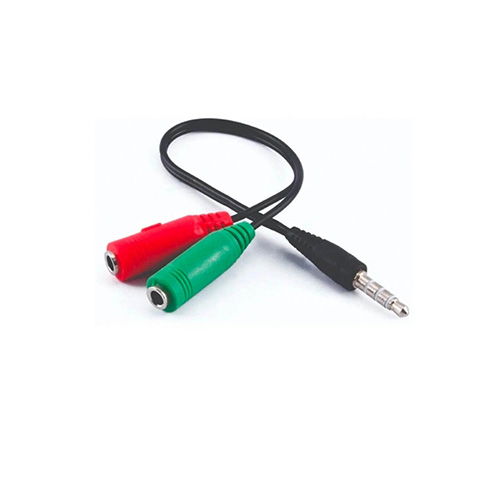 ADAPTADOR PLUG 3.5 MM (M) A 2 JACK 3.5MM (H) (NM-C92)