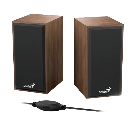 PARLANTE GENIUS WOOD RMS 6W (SP-HF180 WOOD USB)