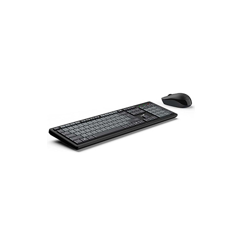 Teclado GENIUS KIT MOUSE Y TECLADO INALAMBRICO ESPAÑOL BLACK/GREY (SMART KM-8200 DUAL COLOR)