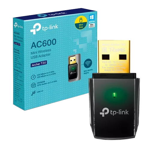 TP-LINK PLACA DE RED WIFI USB (M) AC600 (ARCHER T2U)