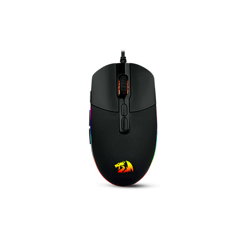 Mouse REDRAGON INVADER 10000 DPI RGB 8 BOTONES BLACK (M719-RGB) (6950376783325)