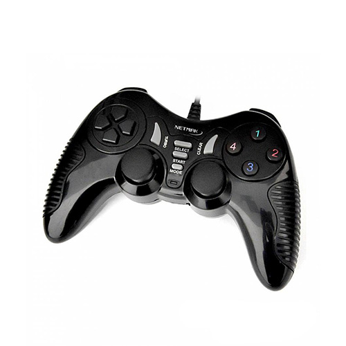 JOYSTICK NETMAK PC-PS3 FUNCION X-INPUT USB NEGRO (NM-TURBO)