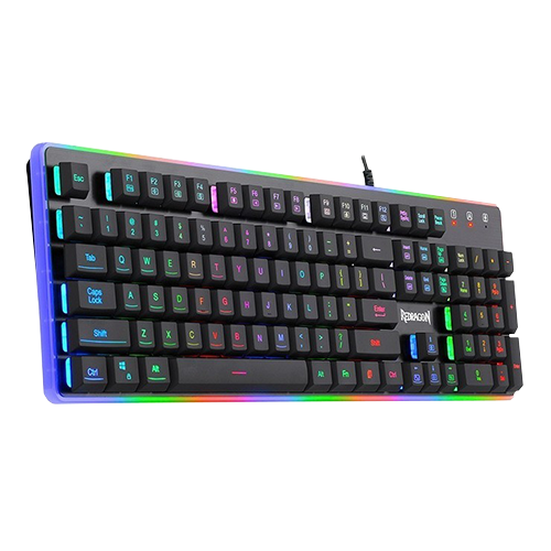 Teclado REDRAGON K509RGB DYAUZ2 BLACK TIPO USB WIRE RGB MEMBRANA LATINO  (K509RGB) (6950376776570)