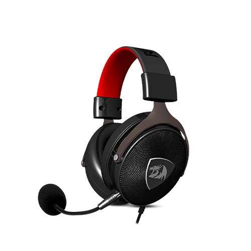 Auricular REDRAGON H520 ICON DUAL 3.5MM AND USB CONNECTION BLACK (H520) (6950376781727)