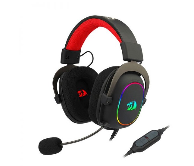 Auricular REDRAGON ZEUS X USB WIRE CONNECTION RGB BLACK (H510-RGB) (6950376705914)