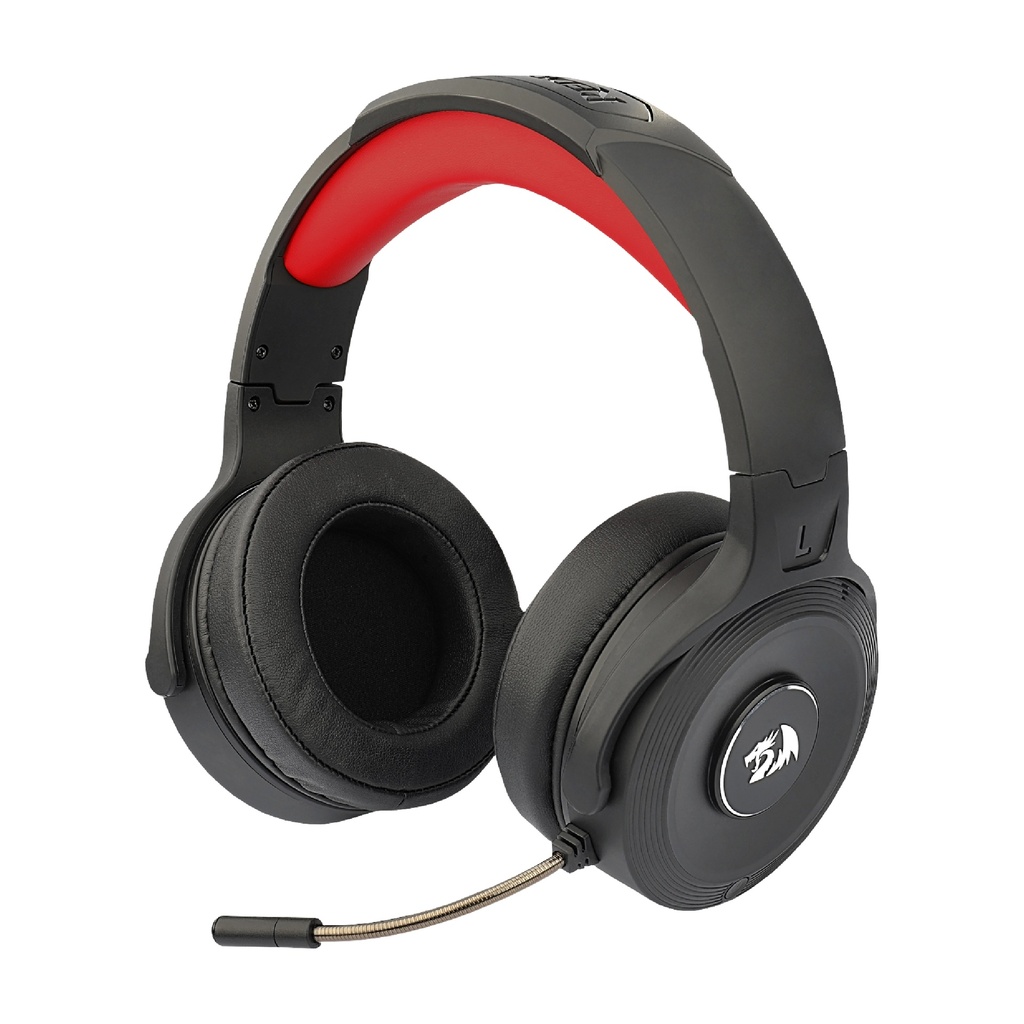 Auricular REDRAGON PELOPS WIRELESS-WIRE CONNECTION BLACK (H818) (6950376772480)