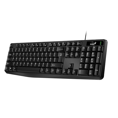 TECLADO GENIUS WIRED CLASSIC USB BLACK (KB-117 USB BLACK)