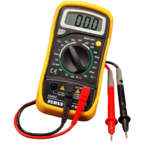 NETMAK TESTER DIGITAL CON BUZZER/TEMP/DATA HOLD (NM-838)