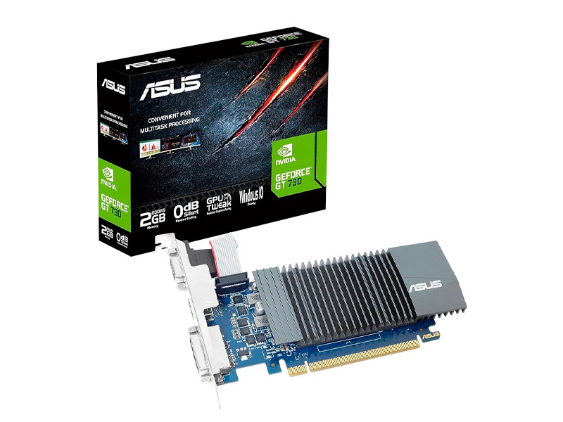 PLACA DE VIDEO ASUS NVIDIA GFORCE GT 730 2GB GDDR5 GPUTWEAK  (GT730-SL-2GD5-BRK)