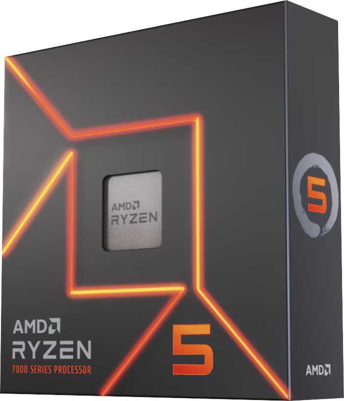 Procesadores  AMD RYZEN 5 7600X 6C 4.7GHZ 5.3GHZ 38MB CACHE AM5 (100-100000593WOF)