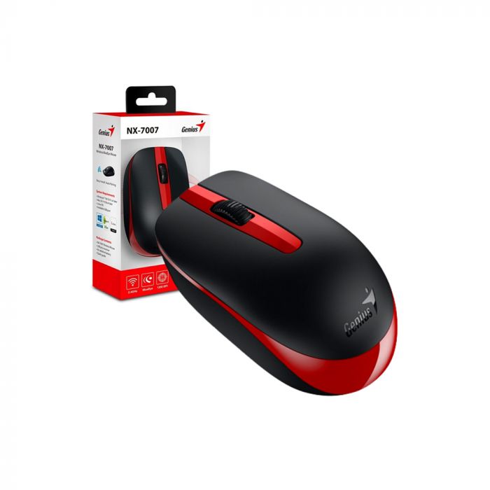 MOUSE GENIUS WIRELESS RED (NX-7007 RED)