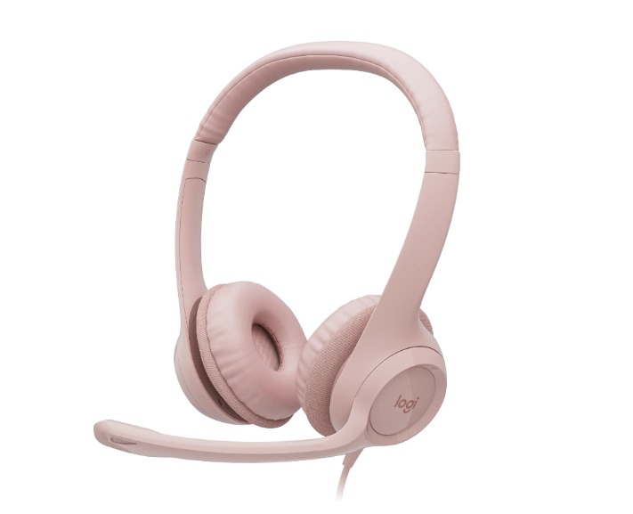 Auricular LOGITECH H390 WIRED USB PINK (981-001280)