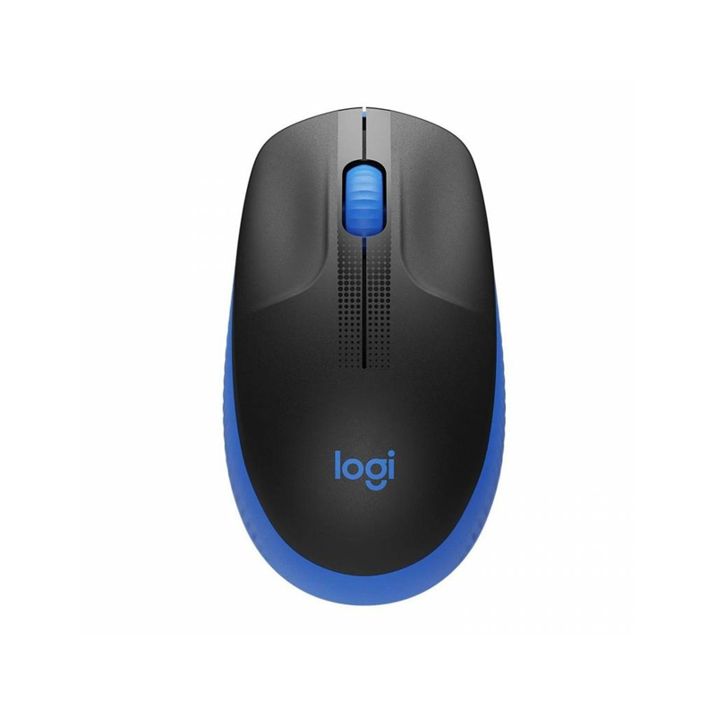 Mouses  LOGITECH M190 WIRELESS NEGRO/AZUL (910-005903)