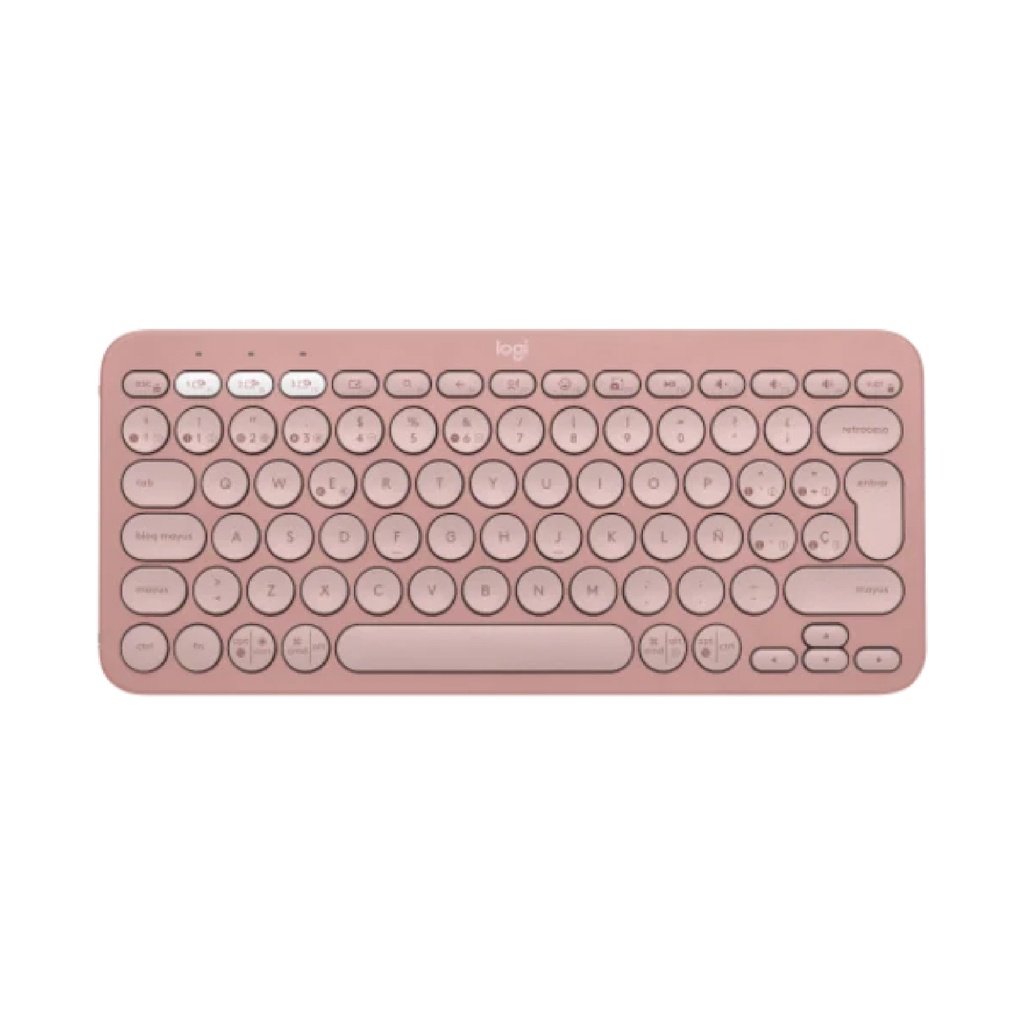 Teclado LOGITECH PEBBLE 2 TECLADO K380S ROSE (920-011785)