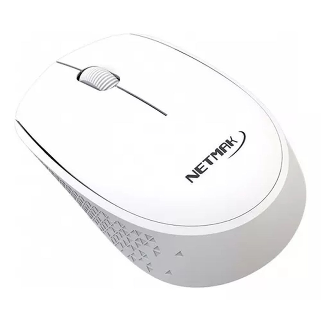 Mouses NETMAK MOUSE INALAMBRICO BLANCO (NM-M680-W)