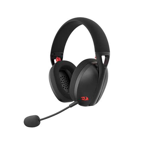 Auricular REDRAGON IRE PRO UTRA LIGHT CONNECTION WITH USB RECEIVER, BLUETOOTH AND CABLE BLACK (H848) (6950376715357)
