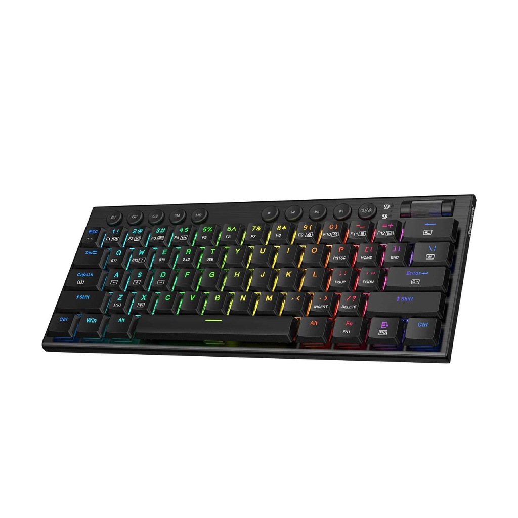 Teclado REDRAGON K632 HORUS MINI BLACK TIPO RGB SWICH RED MECANICO INGLES (K632-RGB) (6950376717498)