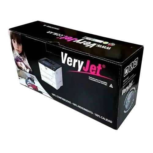 TONER HP ALTERNATIVO VERYJET 87A NEGRO CON CHIP (ALTLH287A)