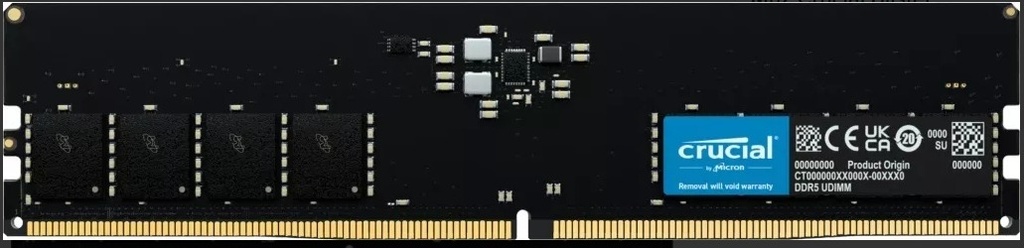 Memorias DDR5 8192MB 8GB 4800MHZ CRUCIAL BLISTER