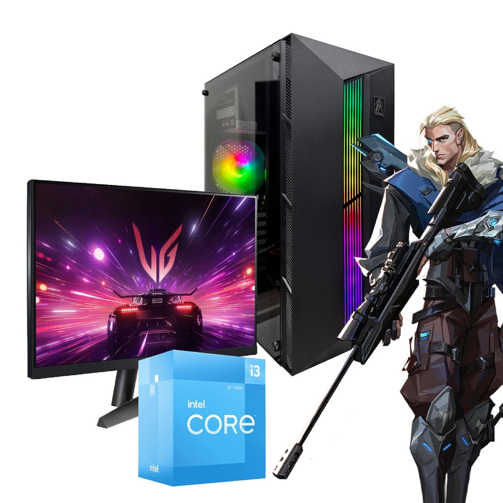 Pc INTEL i3 10105 8GB 240GB MONI19 RGB