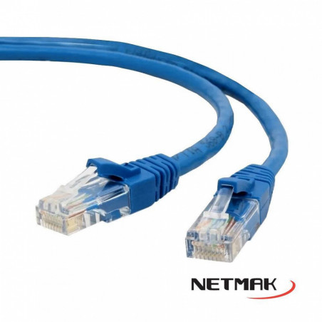 PATCHCORD NETMAK CABLE DE RED ARMADO C5E INT 2M (NM-C04 2)