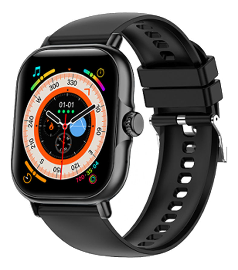 NETMAK SMART WATCH ACTION NEGRO MAYA GOMA NEGRA (NM-ACTION)