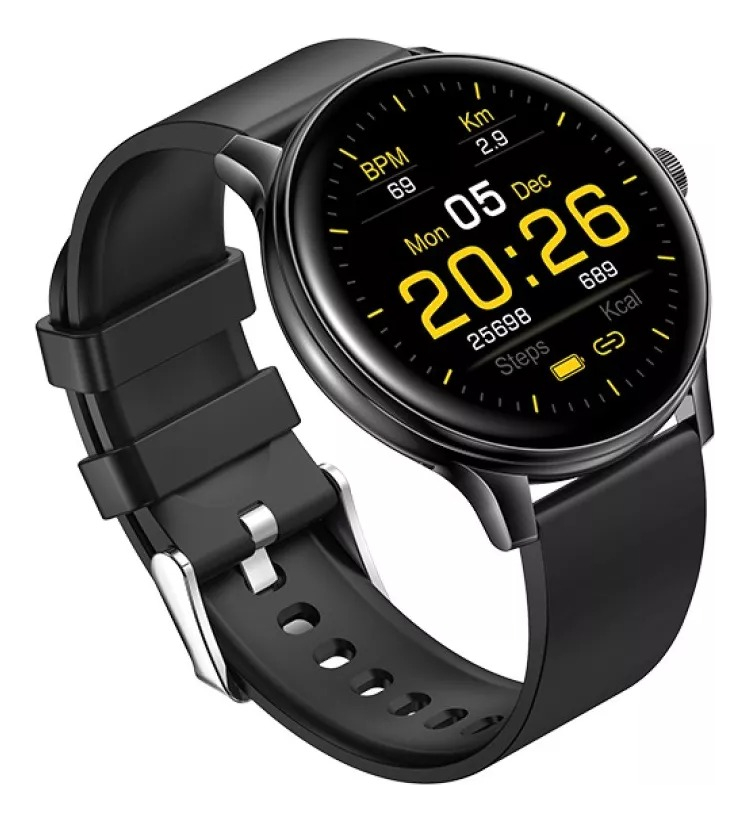 NETMAK SMART WATCH POWER NEGRO MAYA GOMA NEGRA (NM-POWER)
