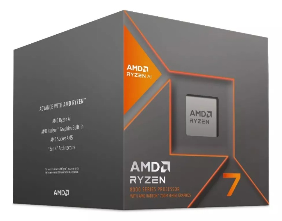 PROCESADOR AMD RYZEN 7 8700G 4.2GHZ - 5.1GHZ 24MB CACHE AM5 (100-100001236BOX)