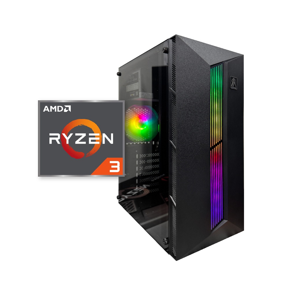 MELI PC GAMER RYZEN 3 3200G 16GB 480GB GABINETE RGB 600W WIFI