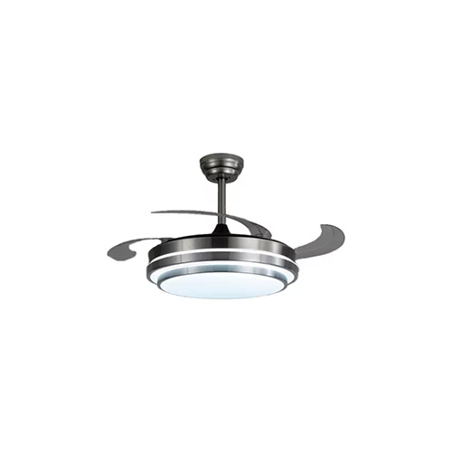 ELECTRODOMESTICO KANJI HOME VENTILADOR DE TECHO CON ASPAS RETRACTILES Y TRANSPARENTES-6 VELOCIDADES-CONTROL REMOTO-C/TIMER-COLOR GRIS (KJH-CFMB001SL)