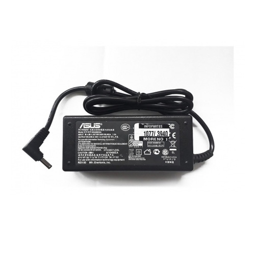 CARGADOR DE NOTEBOOK GENERICO ASUS 45W AC100-240VAC 50-60HZ 1.2A - DC 19V 2.37A (EXA082XA)