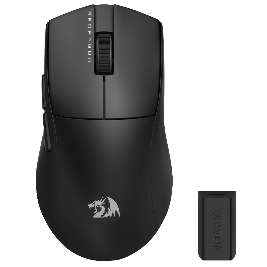 Mouses REDRAGON M916 KING 4K PRO CONNECTIVITY WIRE-WIRELESS 26000 DPI 5 BOTONES NEGRO (M916-PRO-4K)-(6950376722119)