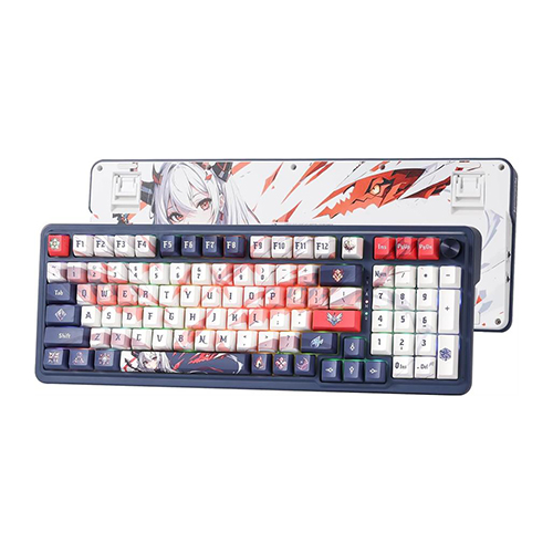 Teclado REDRAGON EISA PRO SE TIPO USB WIRE-WIRELESS RGB MECANICO INGLES SWITCH DUST-PROOF YELLOW BLACK WHITE ANIME (K686AK-RGB-PRO) (6950376722836)