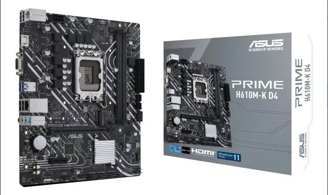 MOTHER ASUS PRIME H610M K CSM DDR4 12TH (1700) (PRIME H610M-K D4-CSM)