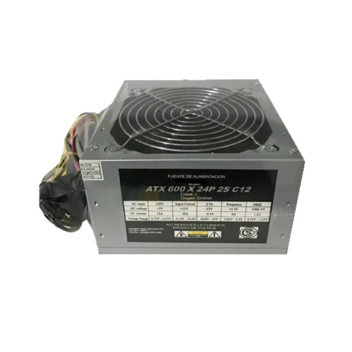 FUENTE ACONCAWA 600W ATX X24 PINES 2S BOX