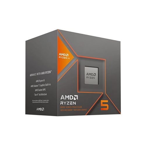 Procesadores AMD RYZEN 5 8600G 4.3GHZ - 5.0GHZ 22MB CACHE AM5 (100-100001237BOX)