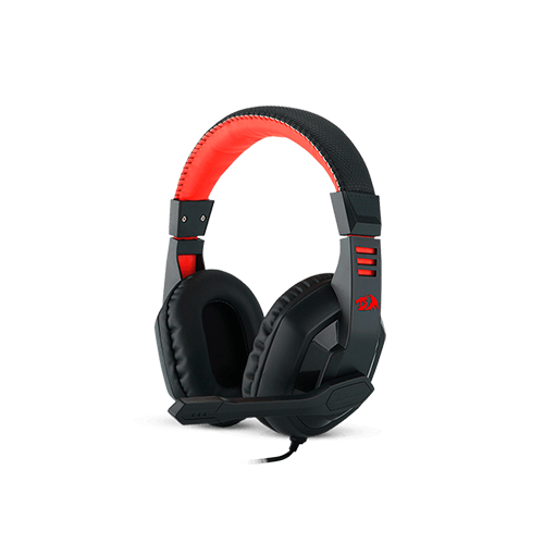 Auricular REDRAGON ARES GAMING RGB CONNECTION WIRE BLACK-RED (H120-RGB) (6950376708717)