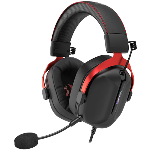Auricular REDRAGON CYBILL GAMING CONNECTION WIRE BLACK-RED (H312) (6950376721747)