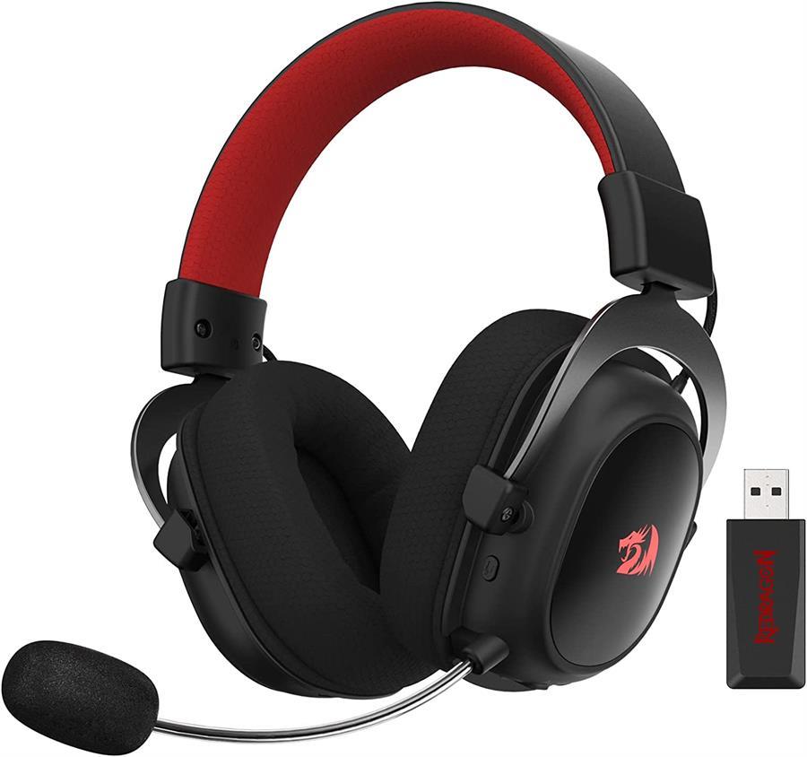 Auricular REDRAGON ZEUS PRO VIRTUAL 7.1 CONNECTION USB WIRE-WIRELESS LED BLACK (H510-PRO) (6950376718808)