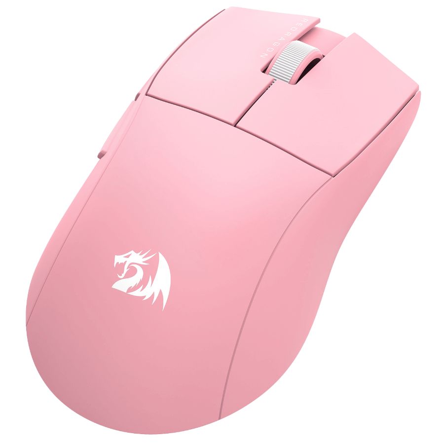 Mouses REDRAGON M916P KING PRO 1K CONNECTIVITY WIRE-WIRELESS 26000 DPI 5 BOTONES ROSA (M916P-PRO-1K)-(6950376721976)