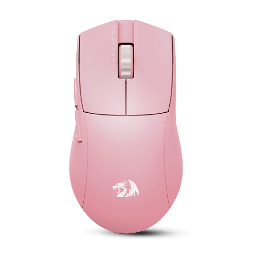 Mouses REDRAGON M916P KING PRO 1K CONNECTIVITY WIRE-WIRELESS 26000 DPI 5 BOTONES ROSA (M916P-PRO-1K)-(6950376721976)