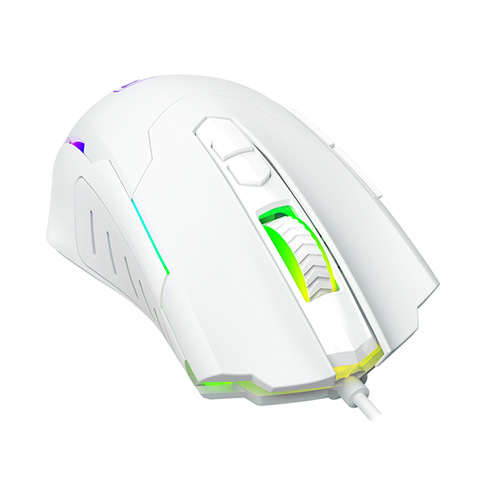 Mouses T DAGGEER BEIFADDIER RGB CONNECTIVITY WIRE 7200 DPI 7 BOTONES BLANCO (T-TGM206W-RGB)-(6950376708434)