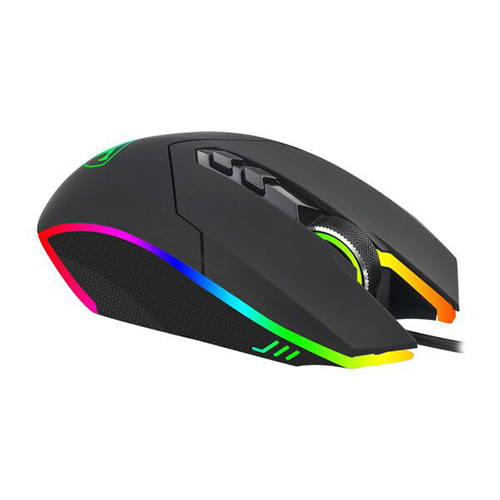 Mouses T DAGGEER LIEUTENANT RGB CONNECTIVITY WIRE 12000 DPI 7 BOTONES NEGRO (T-TGM301RGB)-(6950376710208)