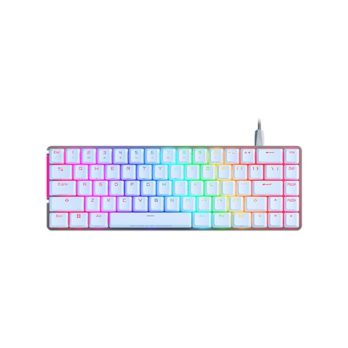 TECLADO ASUS M602 ROG FALCHION ACE MECHANICAL WHITE RGB SHITCH ROG NX RED INGLES (M602 FALCHION ACE/NXRD/WHT/CA/PBT)