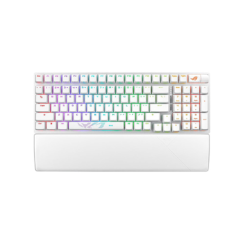 TECLADO ASUS X901 ROG STRIX SCOPE II 96 WIRELESS MECHANICAL WHITE RGB SHITCH ROG NX SNOW INGLES (X901 SCOPE II 96 WL/WHT/NXSW/CA/PBT)