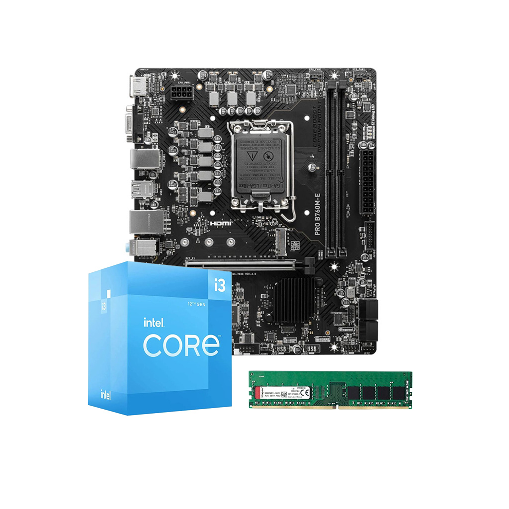 Combo Actualización Intel Core i3 12100 + Mother + 16gb ddr4