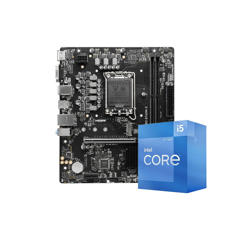 Combo Actualización Intel Core i5 12400 + Mother